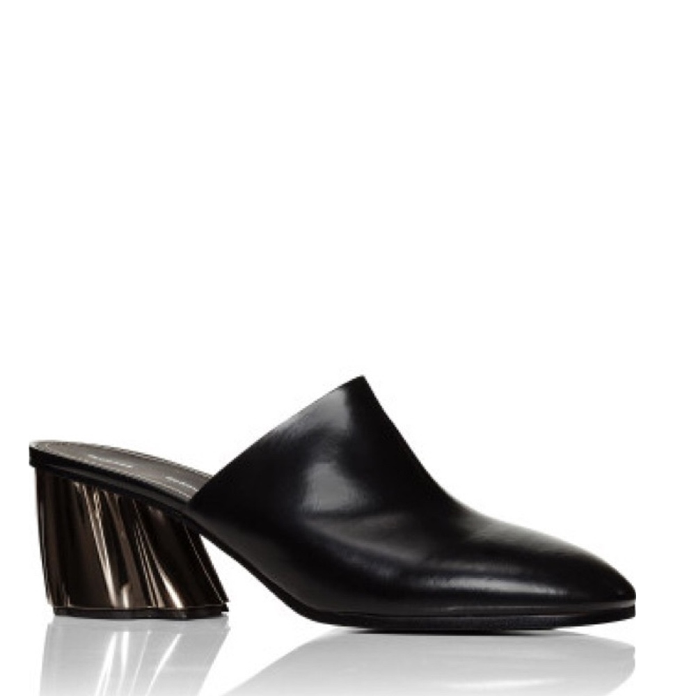 Proenza Schouler Metallic Heeled Mules